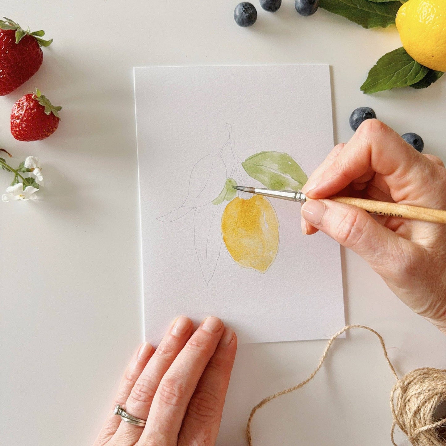 Fruit  Watercolor Notecards