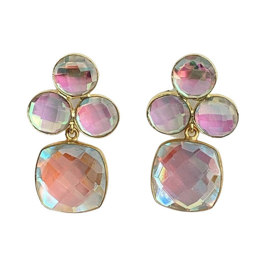 Seraphina Gold Doublet  Dangle Earrings