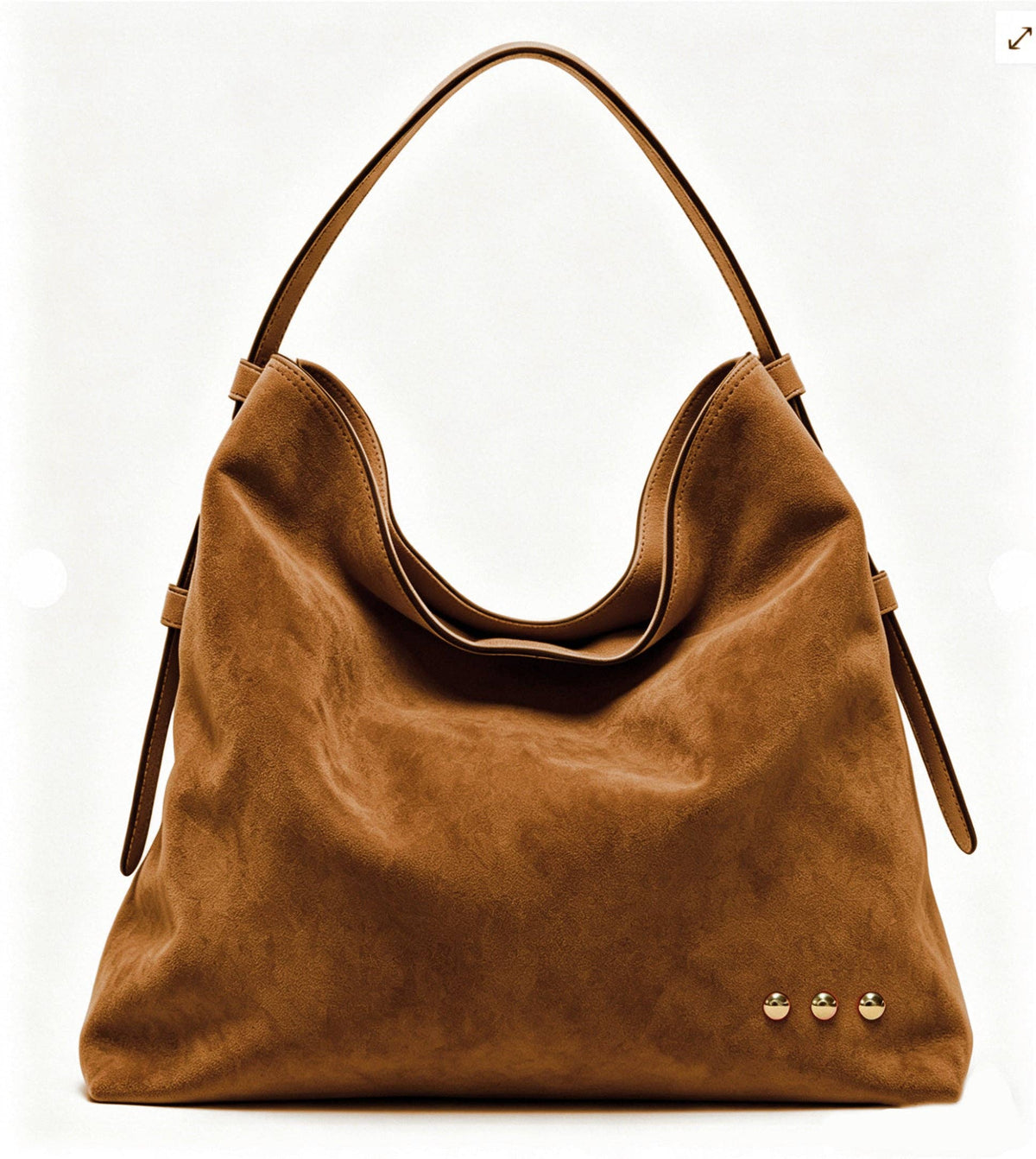Evie Suede Hobo Bag