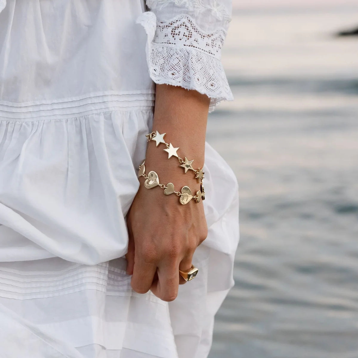 Madison Mixed Heart Bracelet