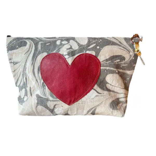 Big Love Marbled Large Pouch Bag