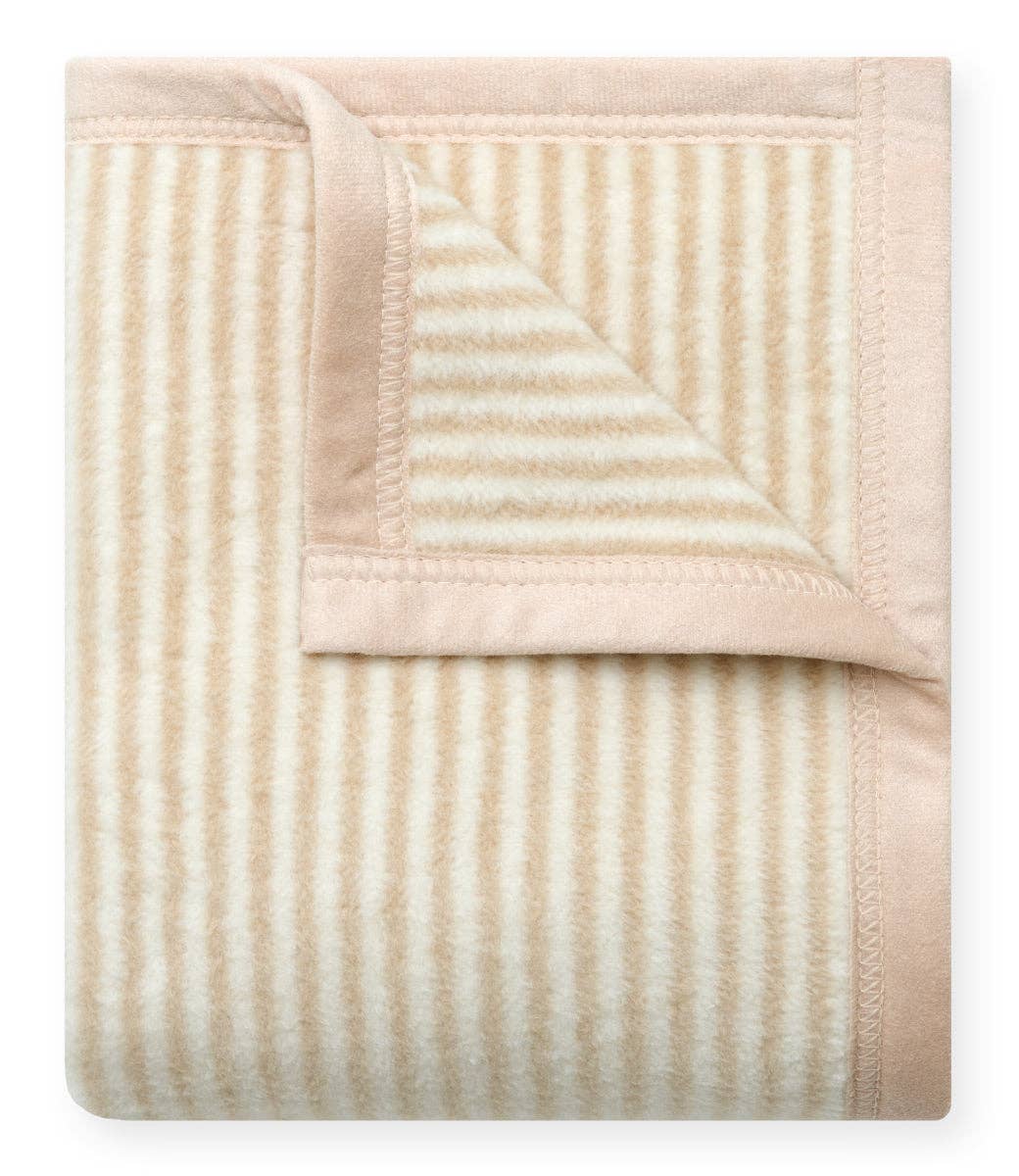 Stripe Oak Sweet Pea Mini Blanket