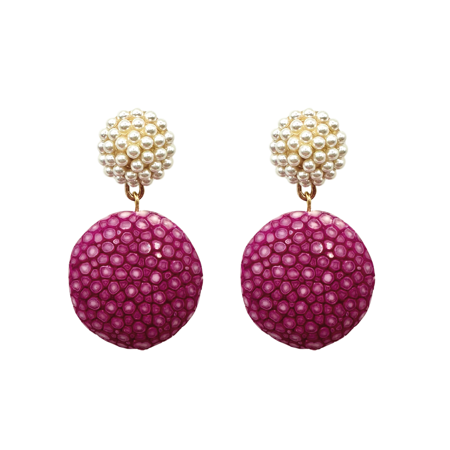 Pink Turks Earrings