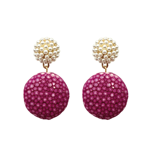 Pink Turks Earrings