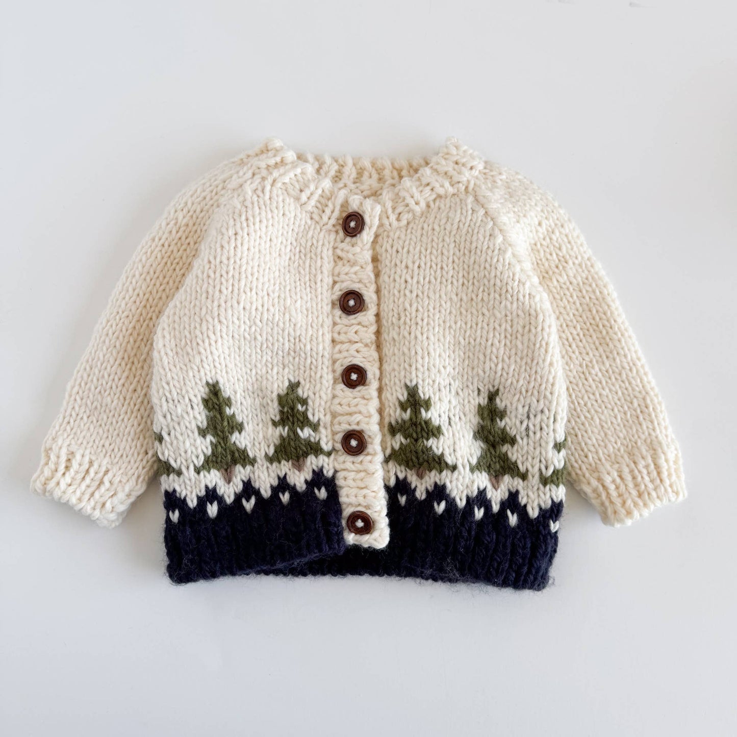 Navy Tree Cardigan