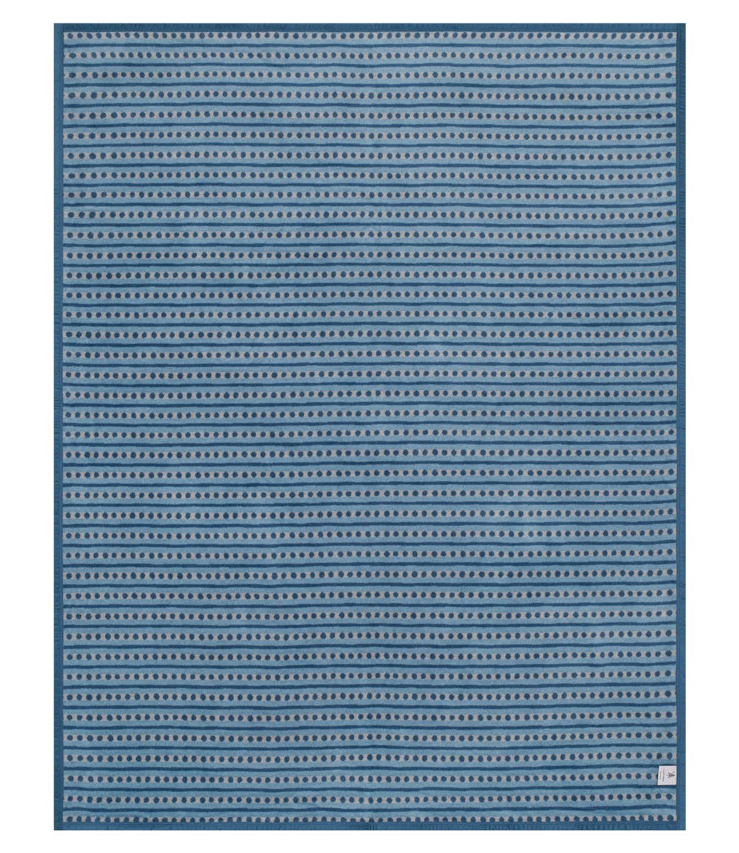 Cornflower Beach Pebble Blanket