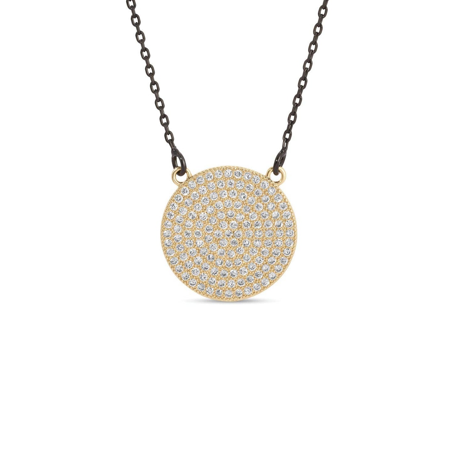 Pave Circle Necklace