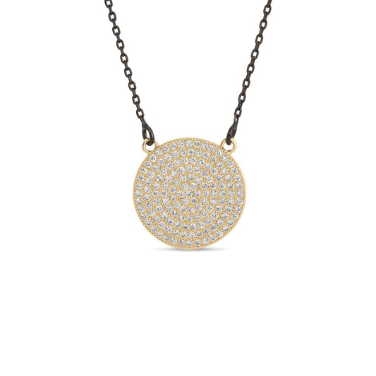 Pave Circle Necklace