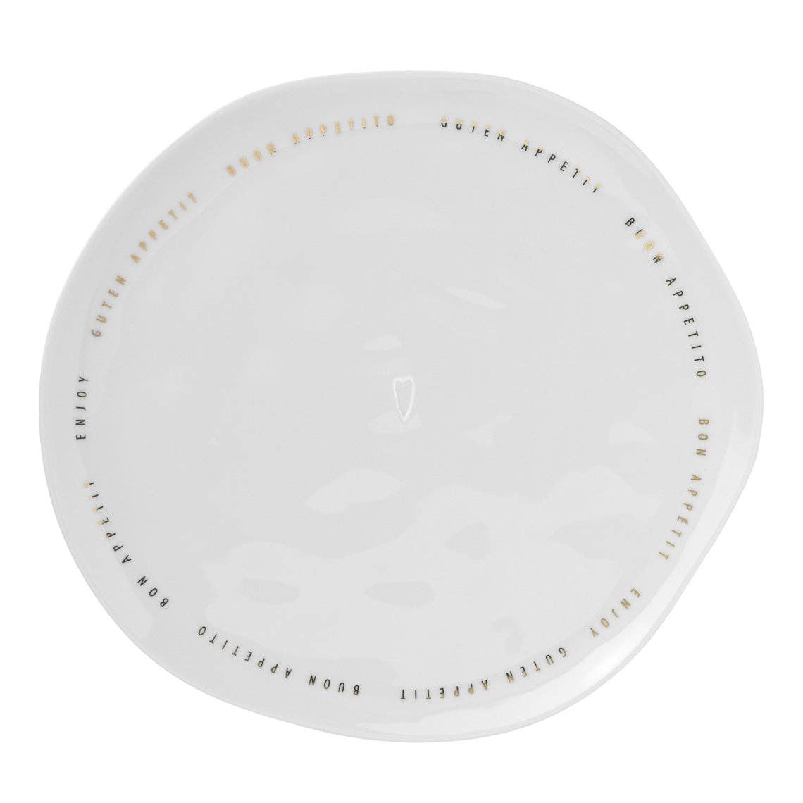 Bon Appetit Porcelain Plate