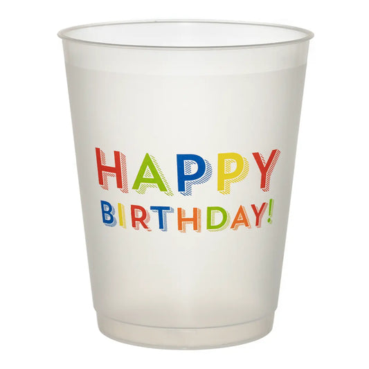 Happy Birthday 12pk Cups