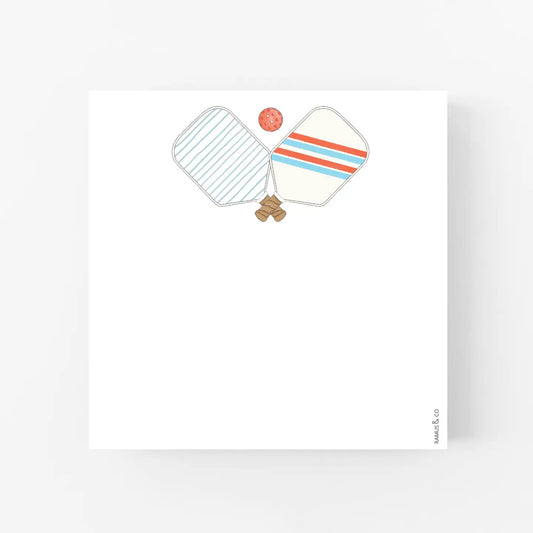 Pickleball Square Notepad
