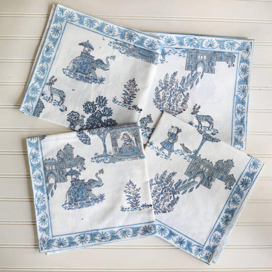 Blue Raj Napkins