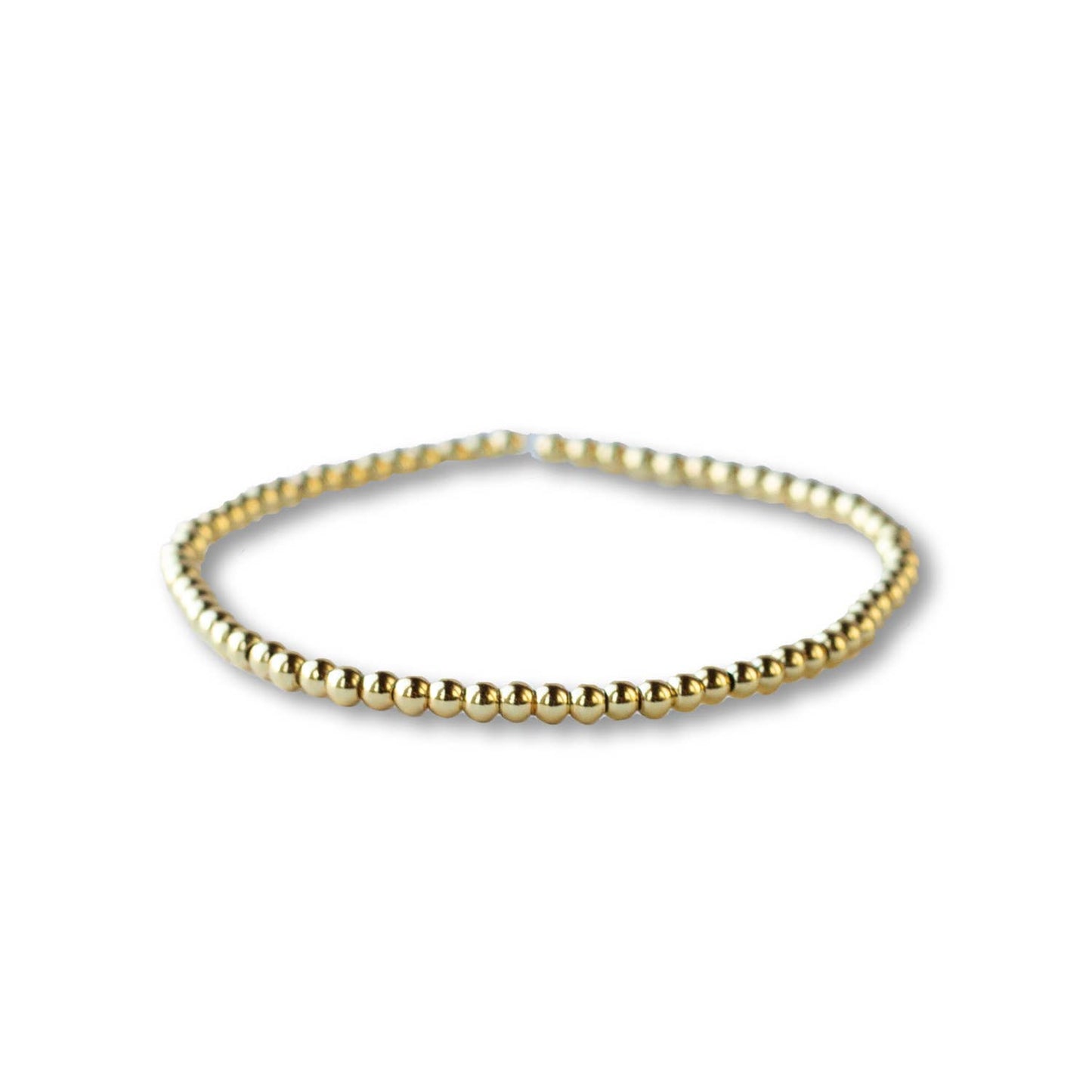 3mm Gold Beaded Bracelets