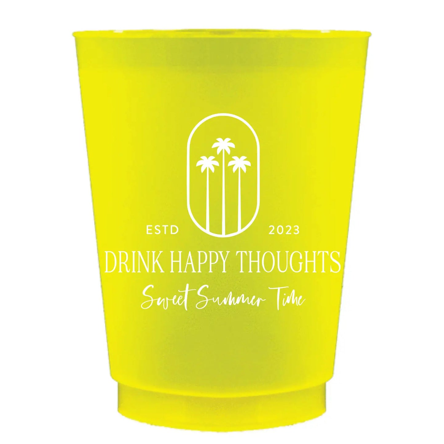 Drink Happy Thoughts 6 pk Cups