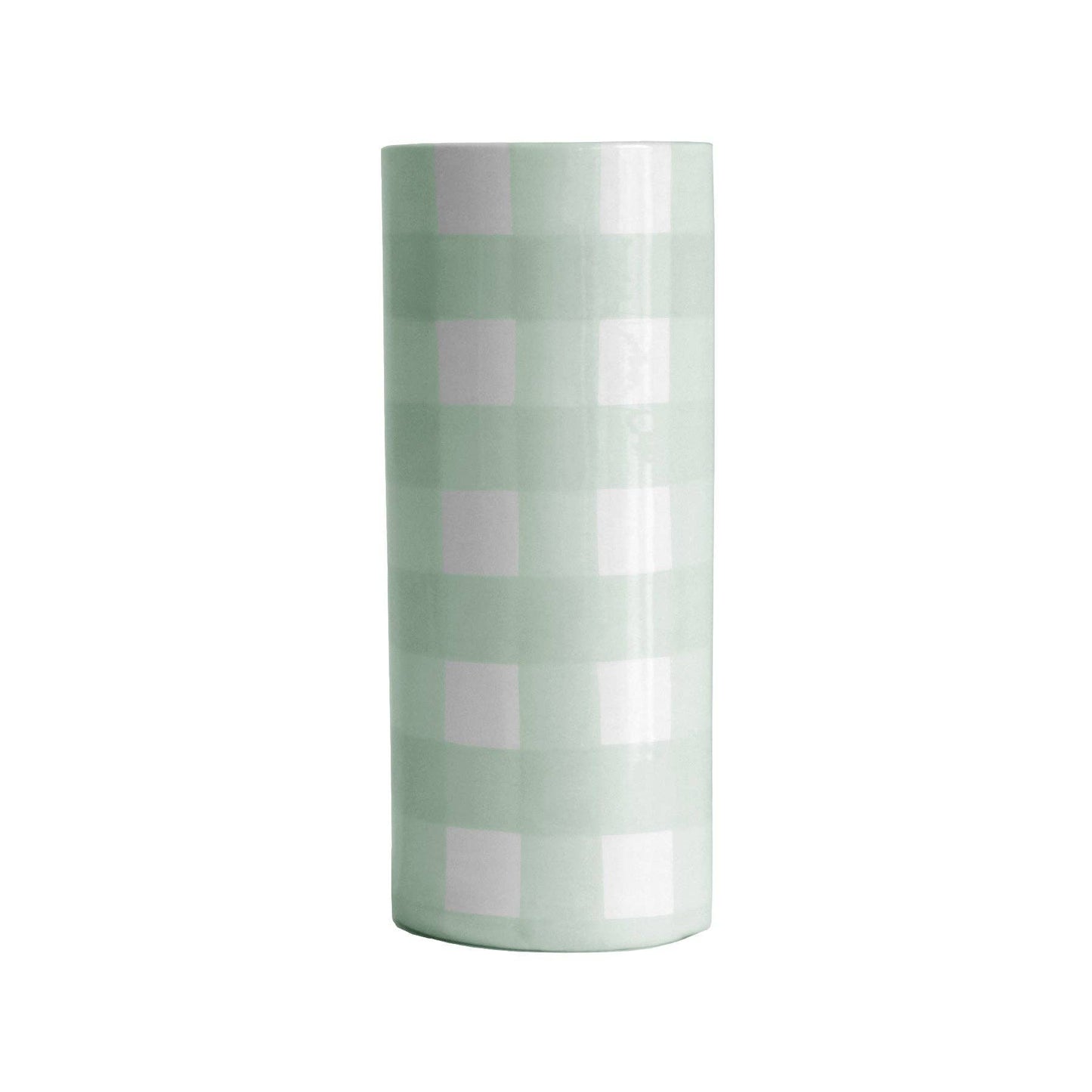 Gingham Vase