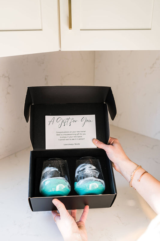 Ocean Resin Wine Glass