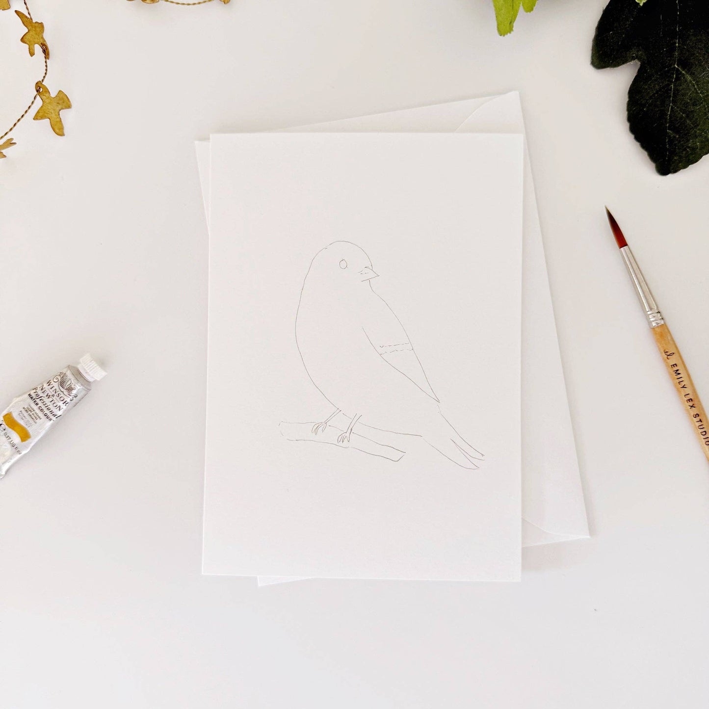 Backyard Birds Watercolor Notecards
