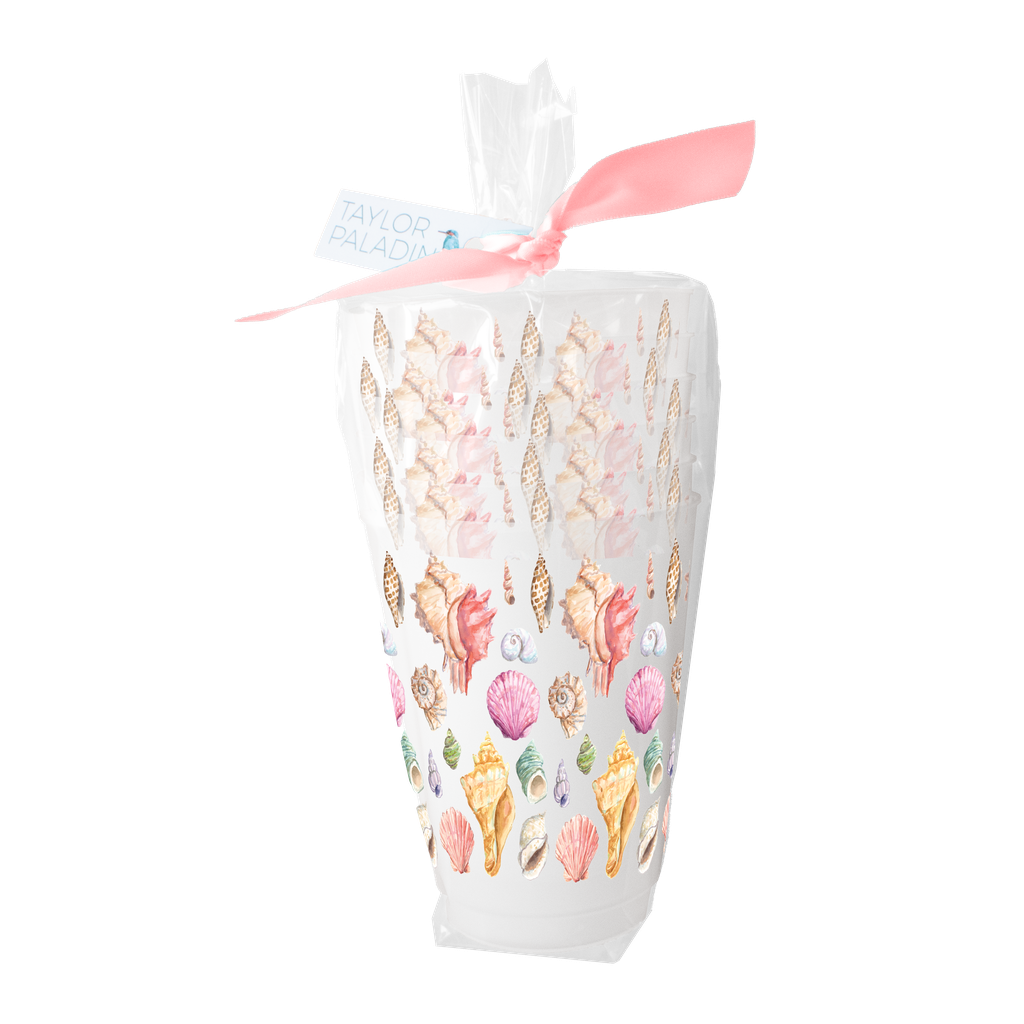 Seashells 6pk Cups