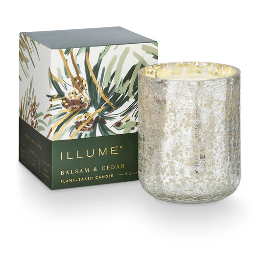Balsam Cedar Sm Boxed Crackle Candle