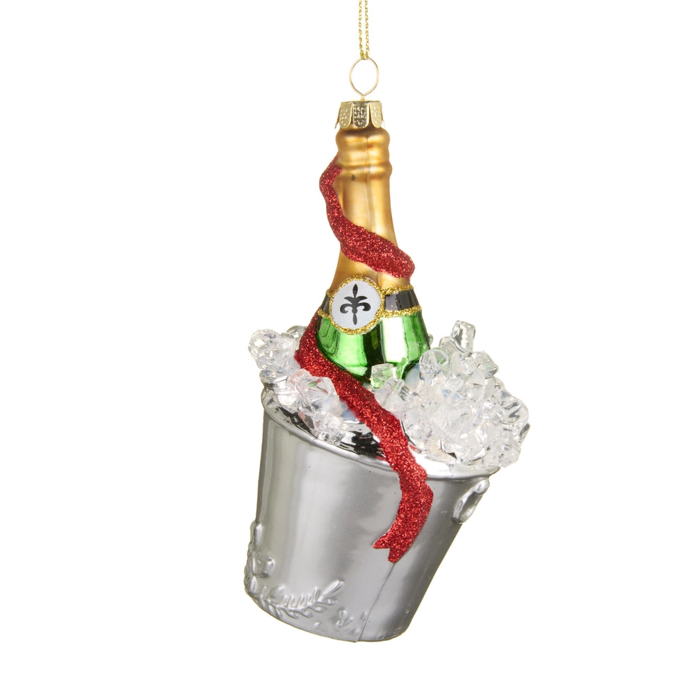 Champagne on Ice Ornament