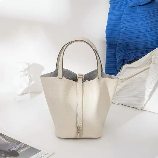 Leather Bucket Bag