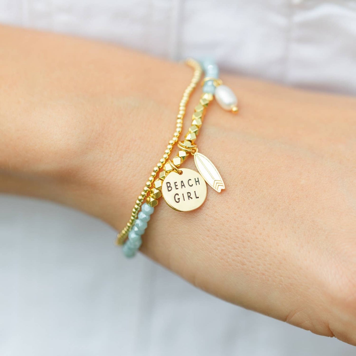 Beach Girl Surfboard Bracelet