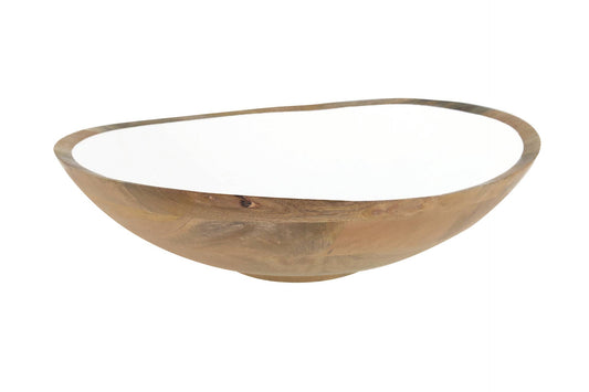 White Madras Oversized Bowl