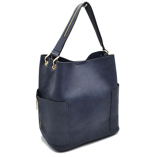 Vegan Shoulder Bucket Bag