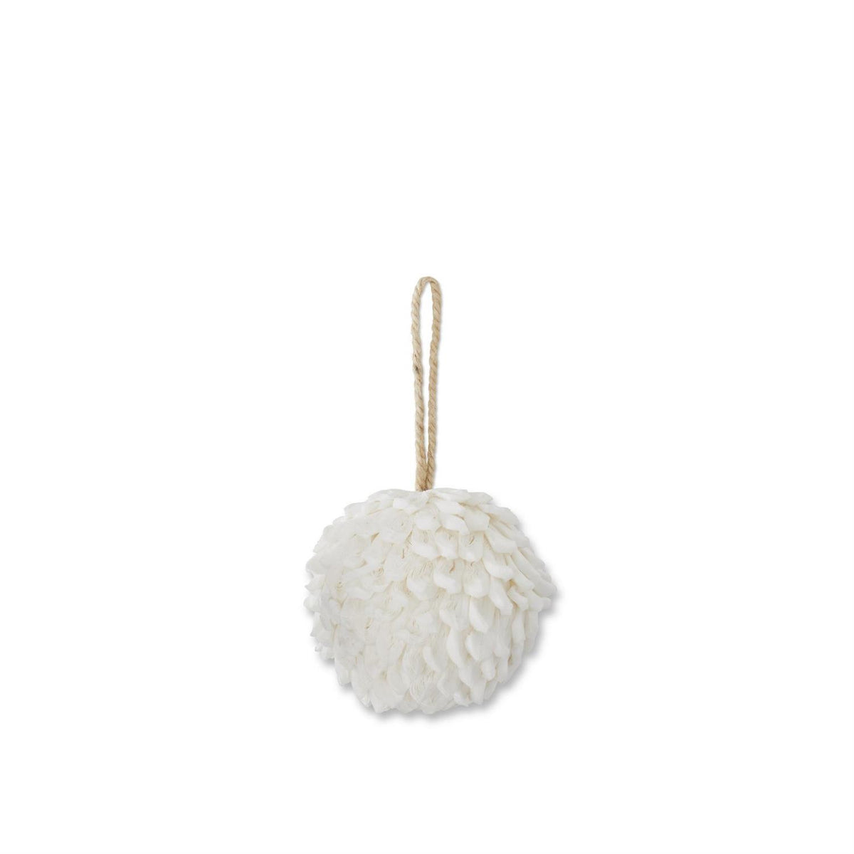 White Petal Leaf Ornament