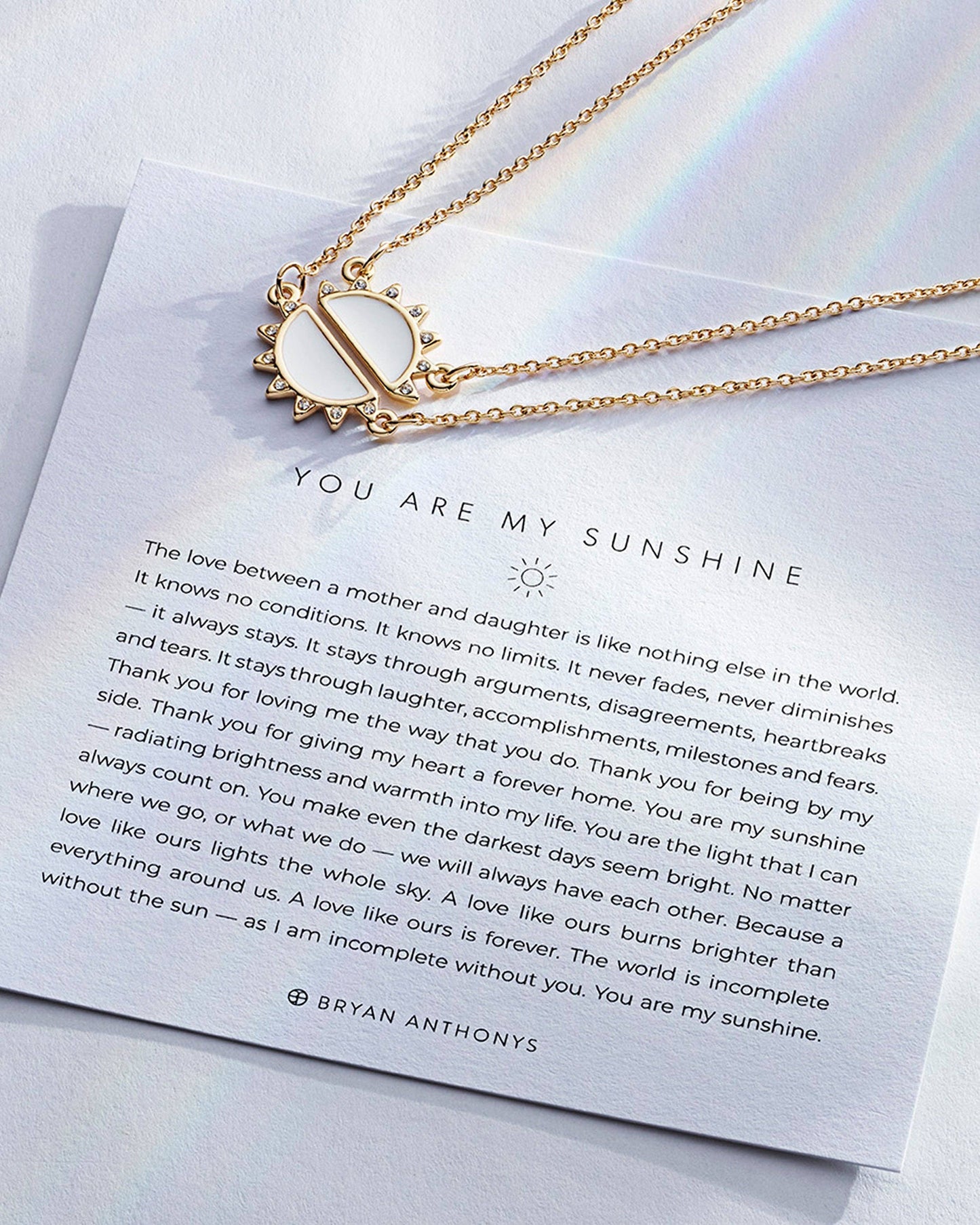 You Are My Sunshine Necklace