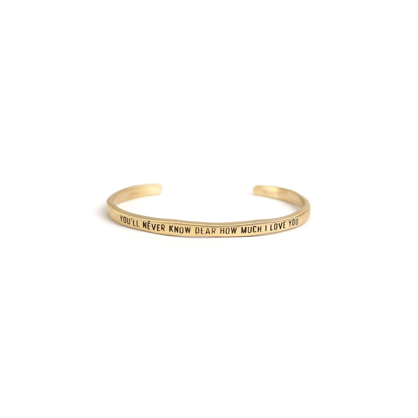 You’ll Never Know Dear Cuff Bracelet