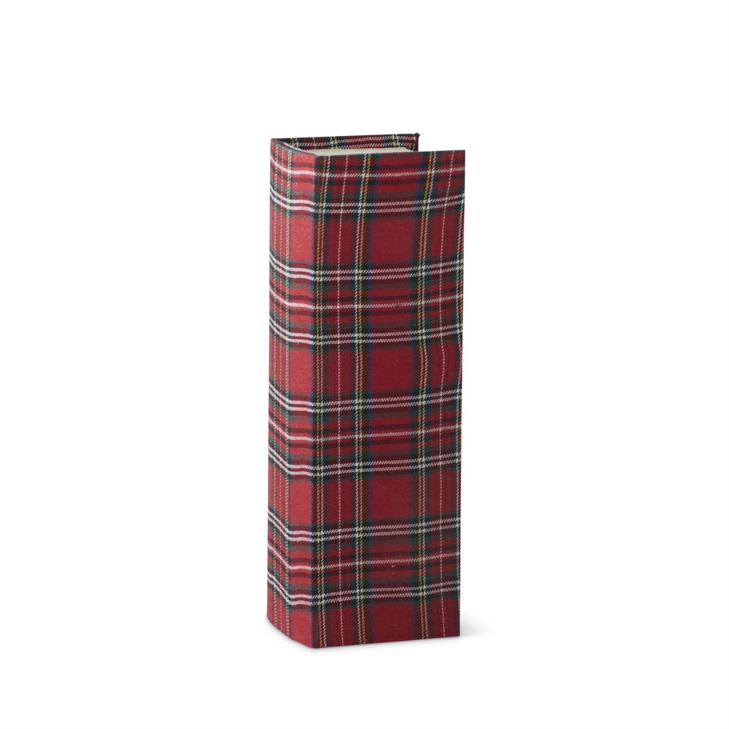 Red Christmas Plaid Wine Box