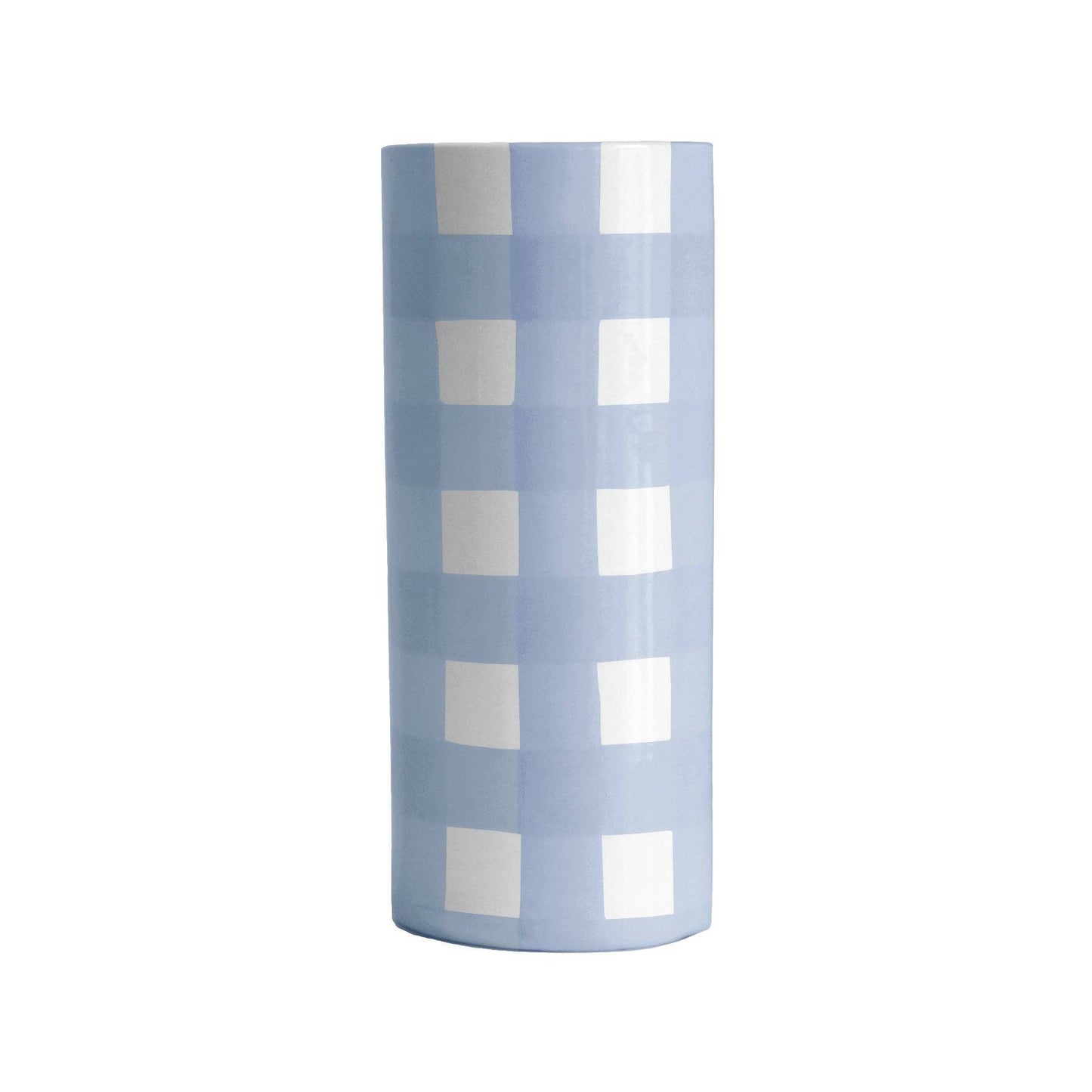 Gingham Vase