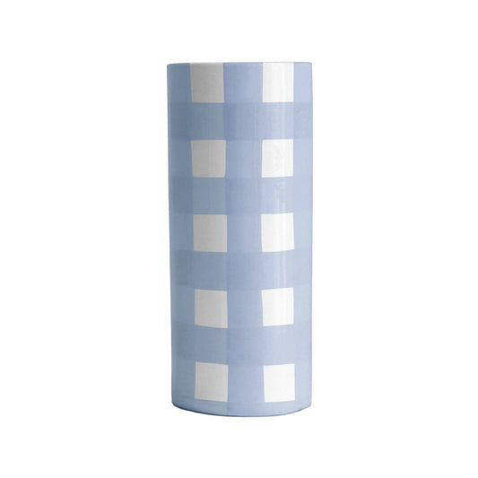 Gingham Vase