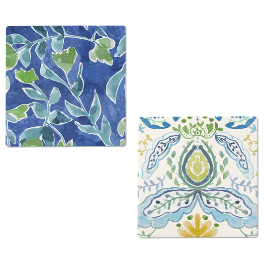 Azure & Ivy ceramic Coasters