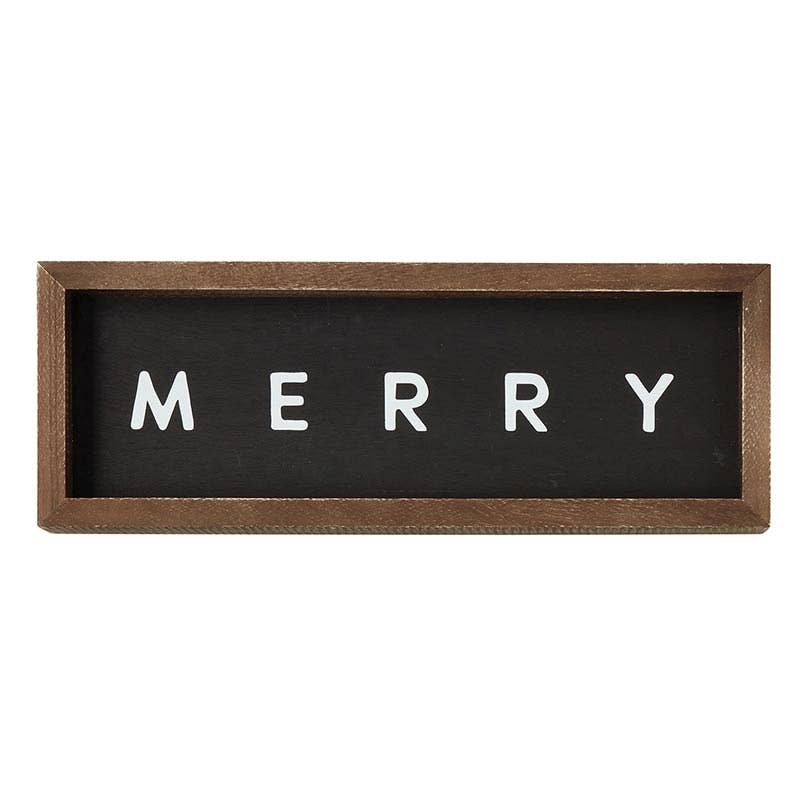 Wood Sign - Merry