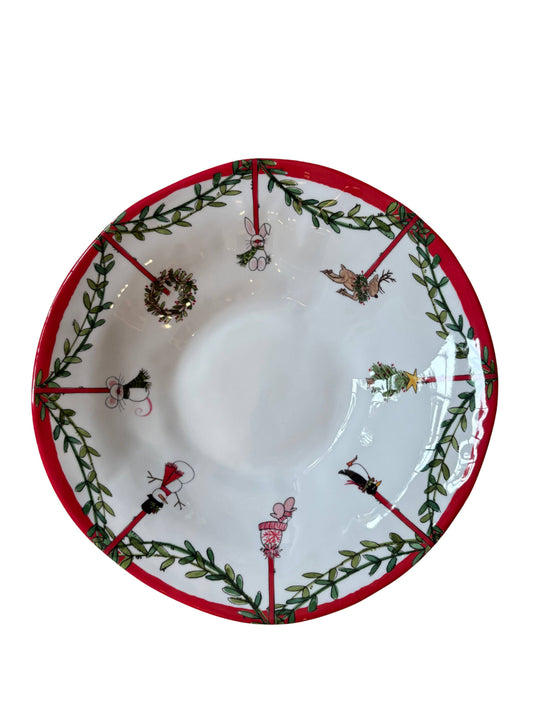 Christmas Garland Harvest Bowl