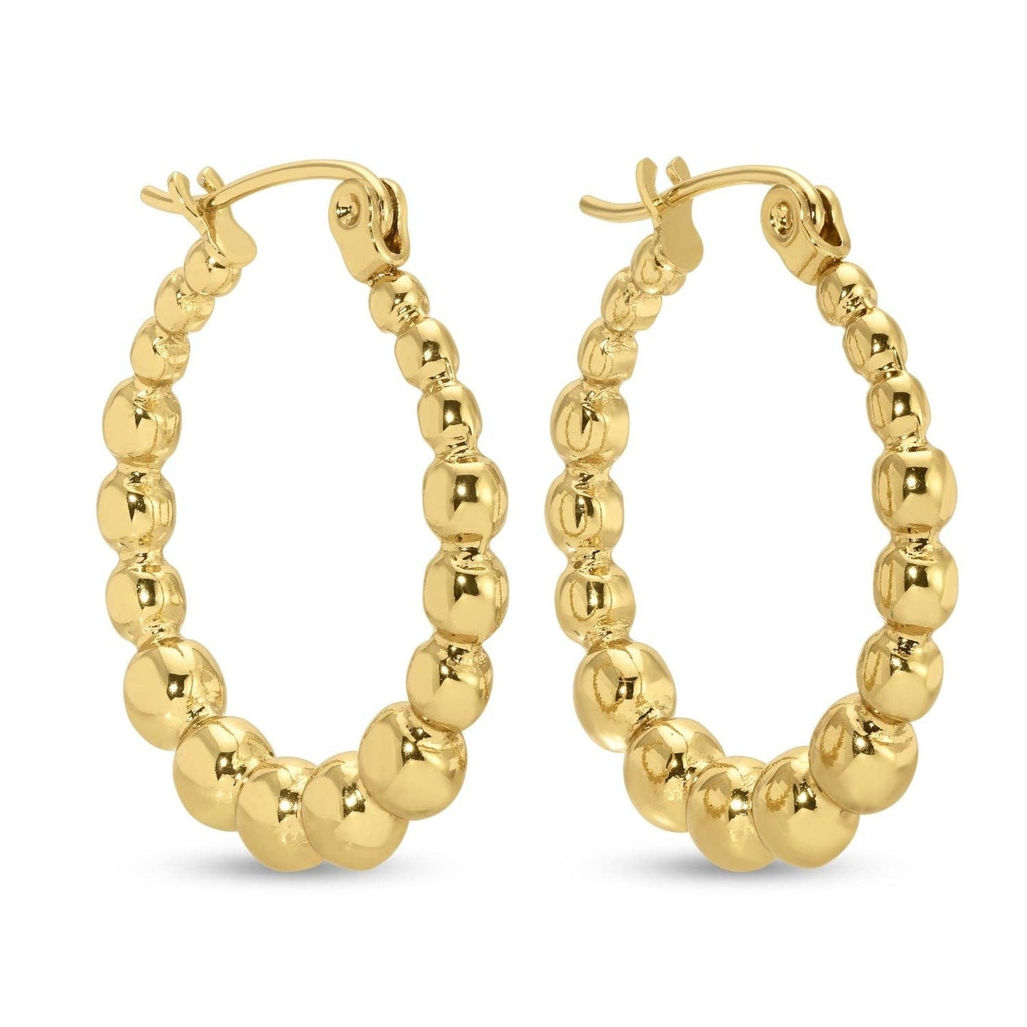 Beaded Vibe Hoops