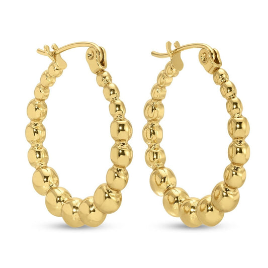 Beaded Vibe Hoops