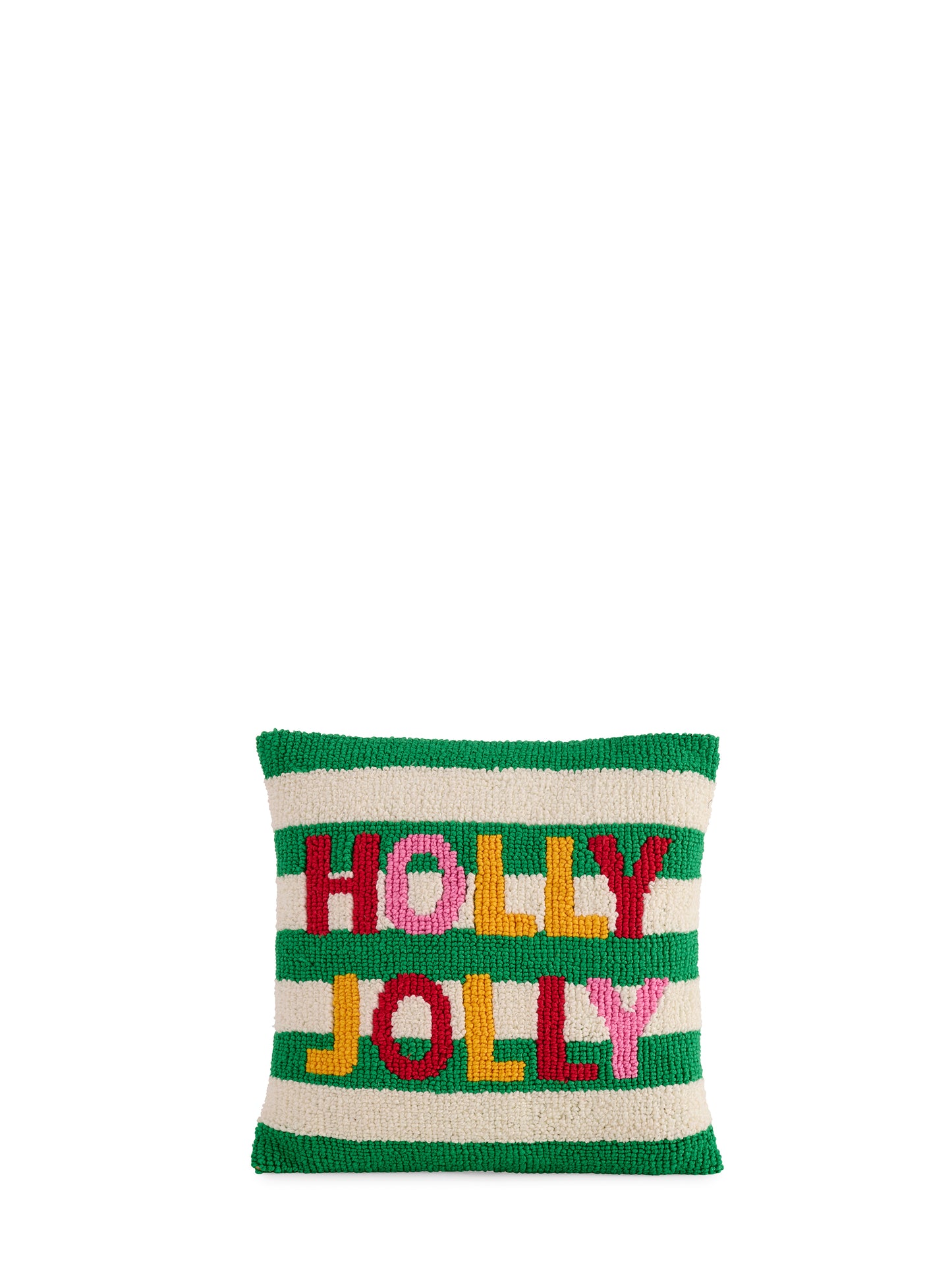 Holly Jolly Tufted Pillow