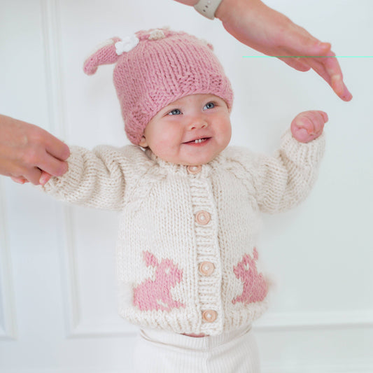 Rosy Bunny Cardigan