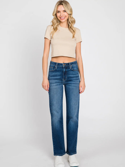 Siena Basic Straight Leg Essential Jeans