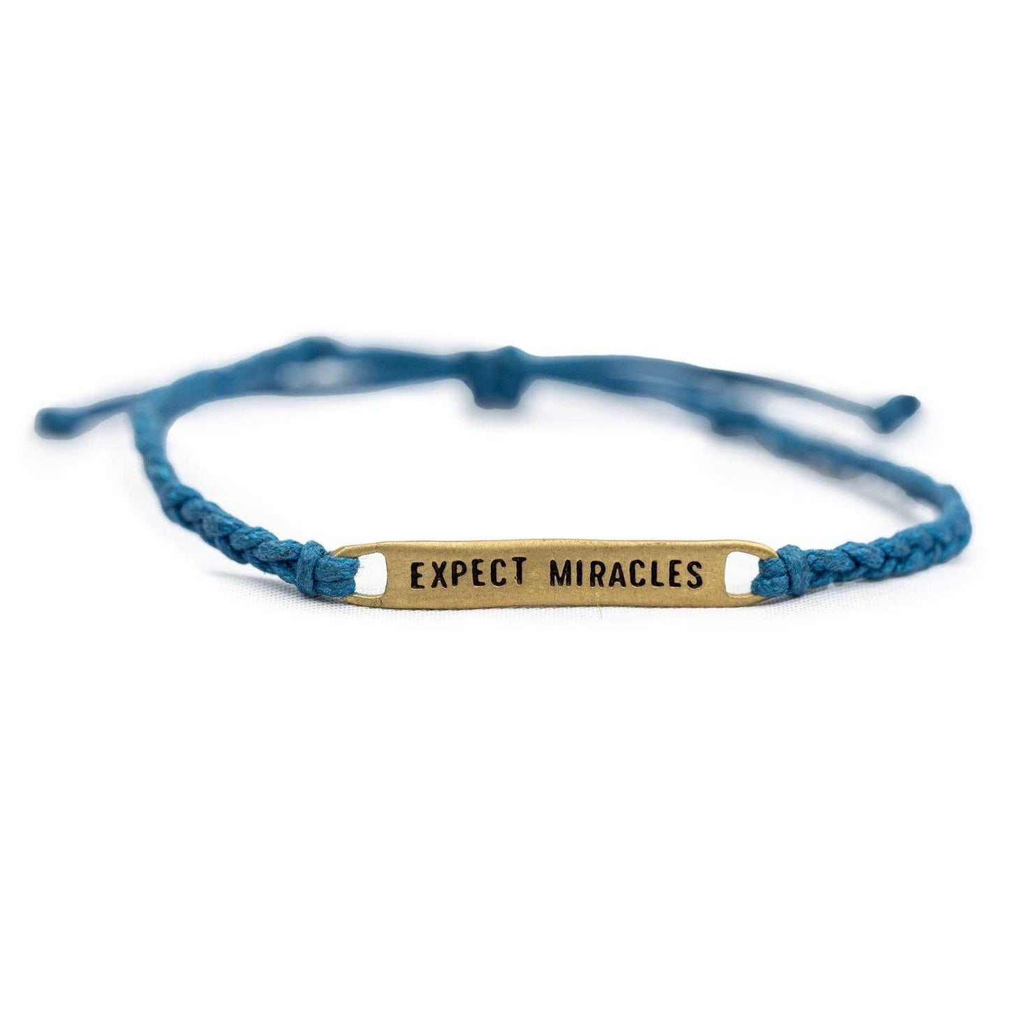 Expect Miracles Silver Bracelet