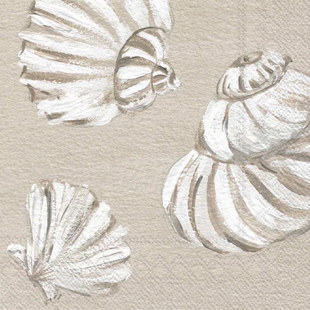 Beach Treasures Shells Cocktail Napkins