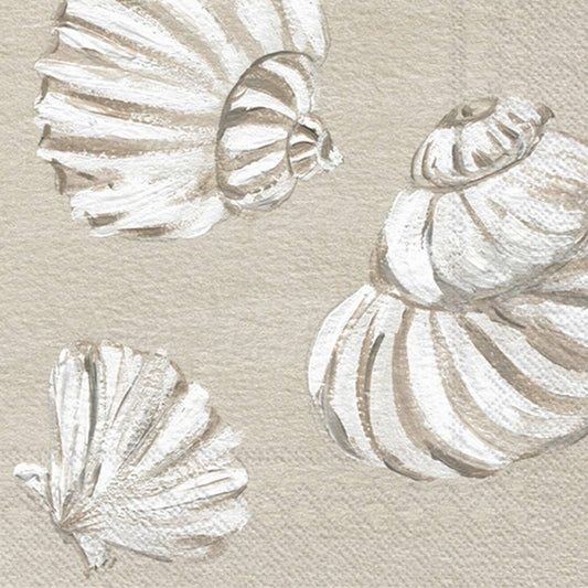 Beach Treasures Shells Cocktail Napkins