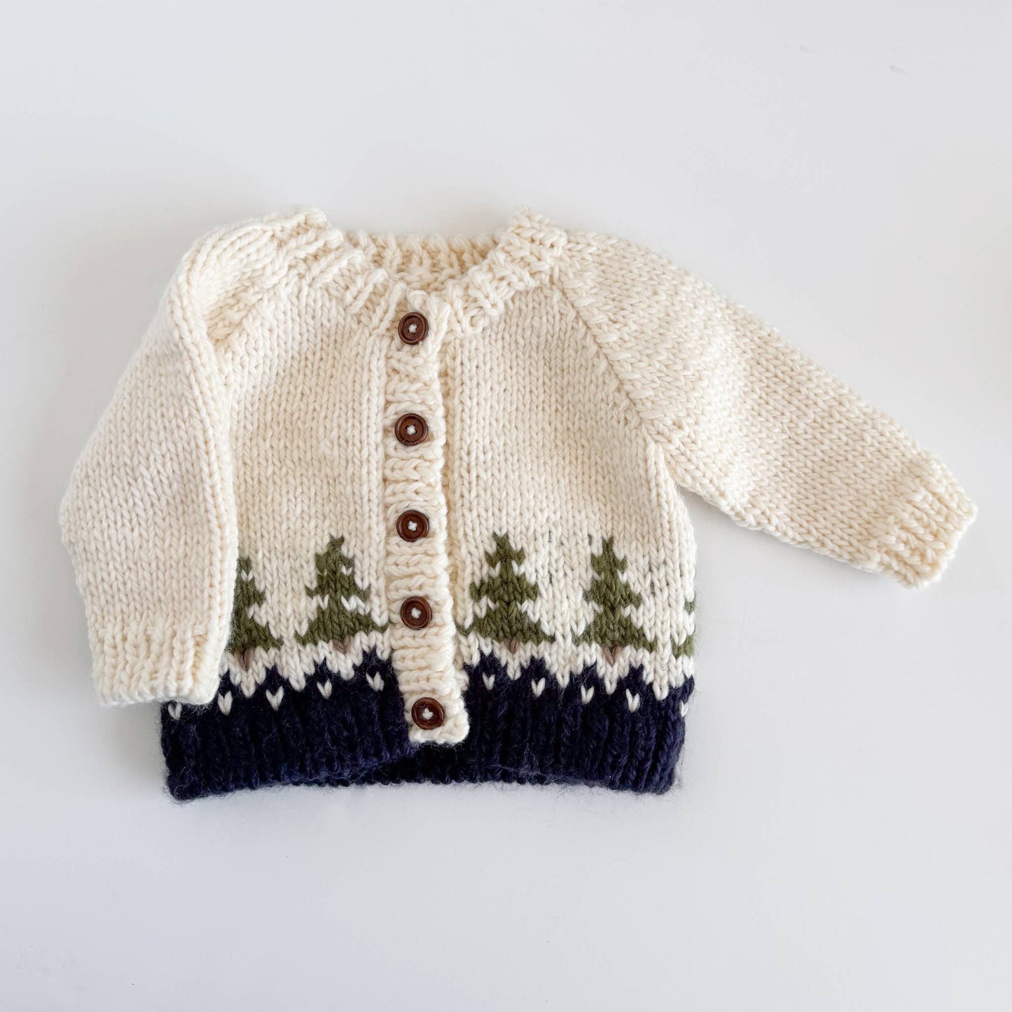 Navy Tree Cardigan
