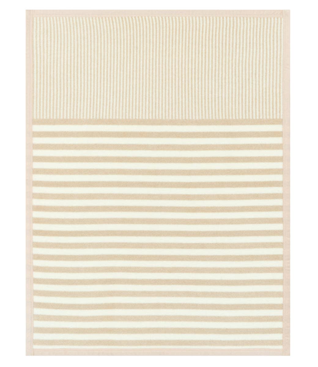 Stripe Oak Sweet Pea Mini Blanket