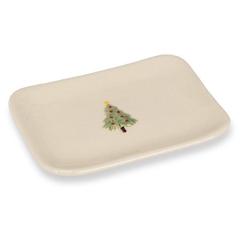 Christmas Tree Rectangle Plate