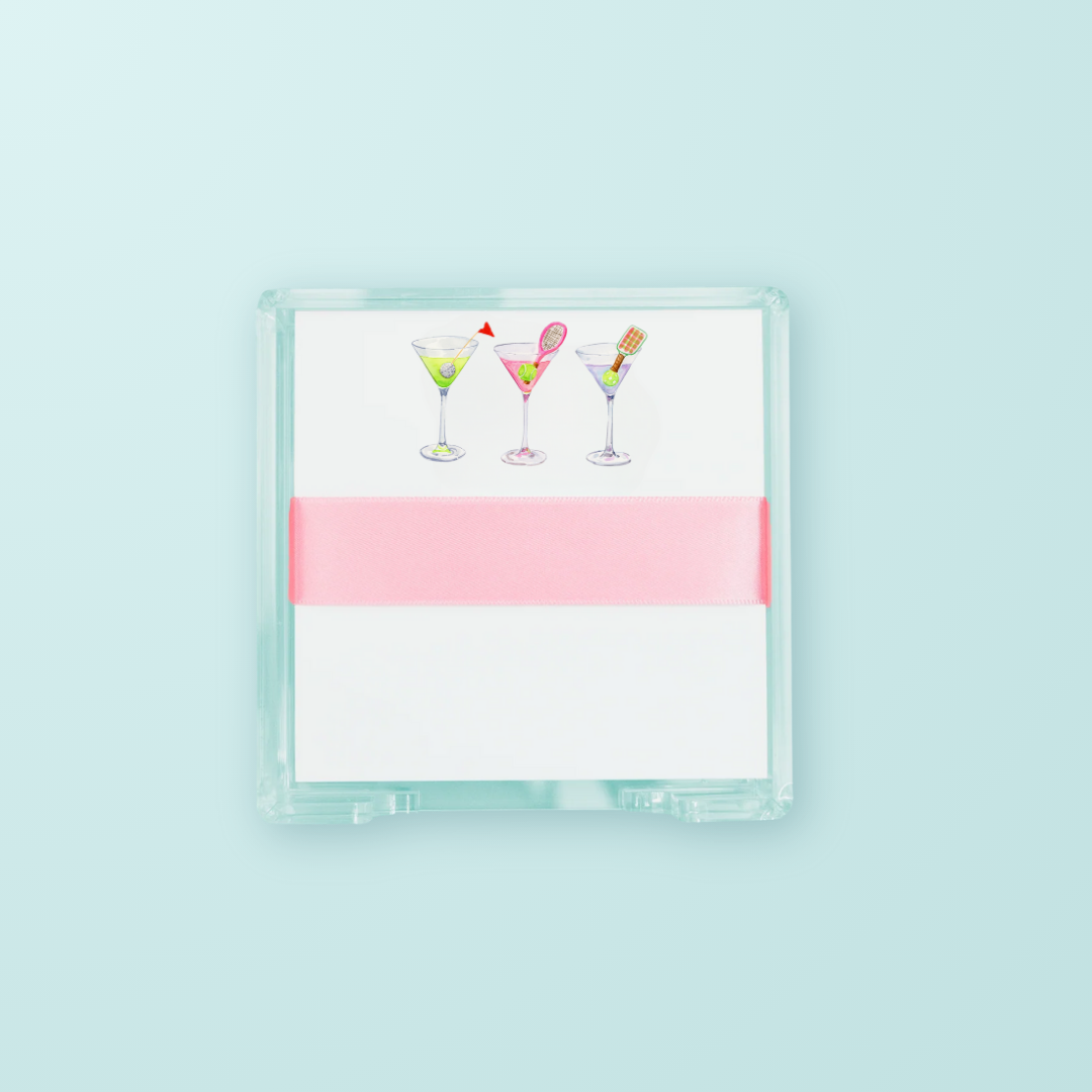 Country Club Cocktails Pad Set