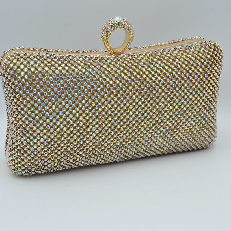 Sparkle Pearl Handle Clutch